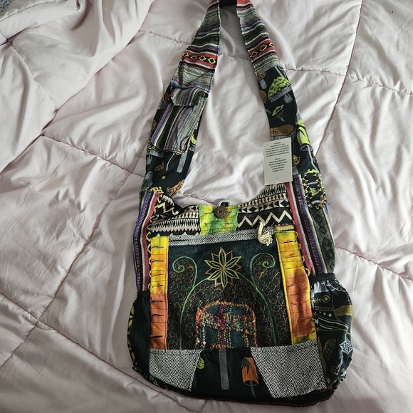 Rising International Handbags - Rising International Colorful Patchwork Shoulder Bag